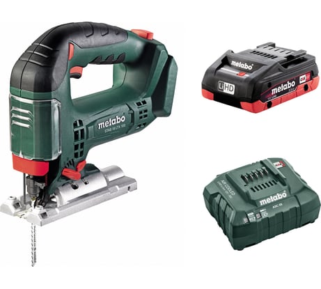 Аккумуляторный лобзик Metabo STAB 18 LTX 100 + 3.5 Ач LiHD + ЗУ T0335