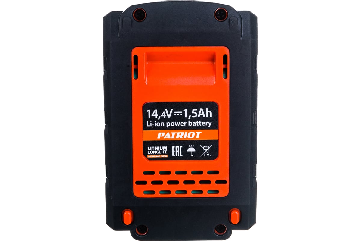 Аккумулятор PB BR 140 Pro (Li-ion, 1.5 Ач, 14.4В) PATRIOT 180301101 ...