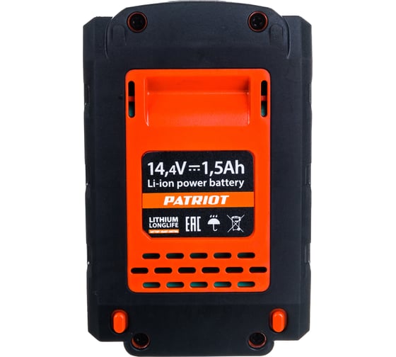 Аккумулятор PB BR 140 Pro (Li-ion, 1.5 Ач, 14.4В) PATRIOT 180301101