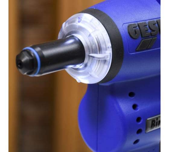 Заклепочник Gesipa Birdie, 1 аккумулятор, картон. коробка