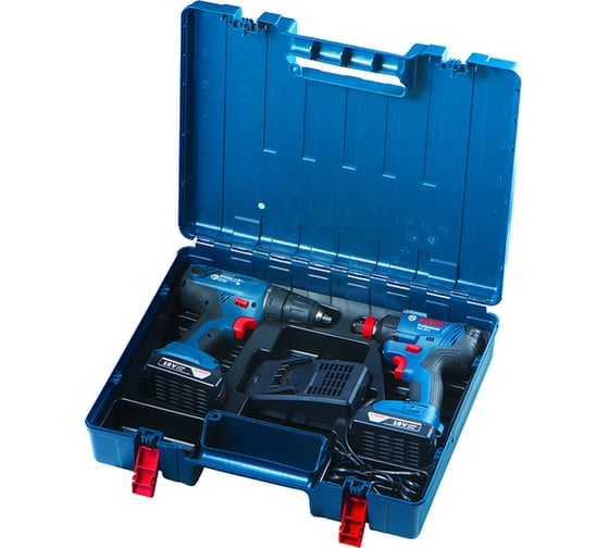 Аккумуляторный набор Bosch: гайковерт GDX 180-LI + шуруповерт GSR 180-LI 0.601.9G5.222