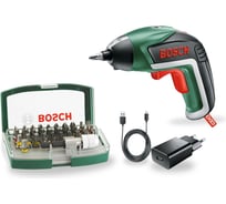 Аккумуляторная отвертка Bosch IXO V Bit Set 0.603.9A8.00S