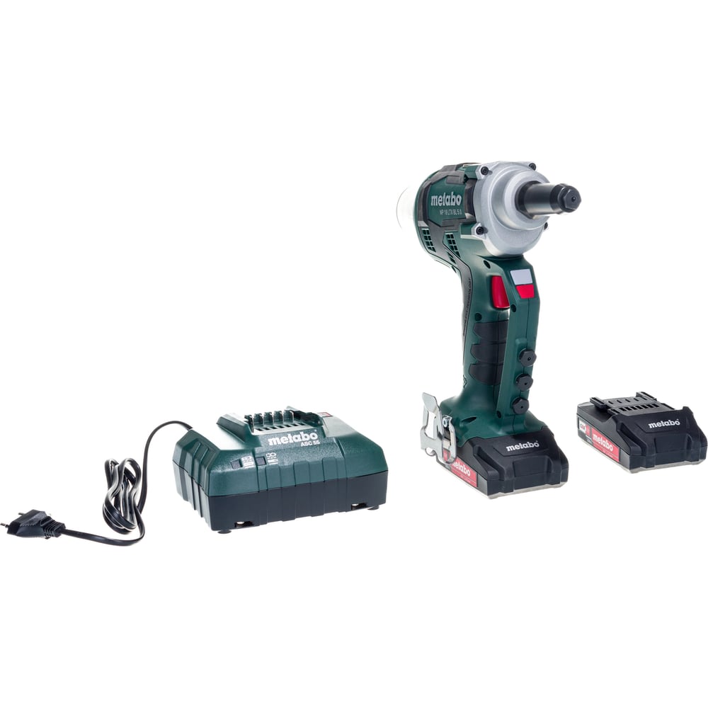 Аккумуляторный заклепочник Metabo NP 18 LTX BL 5.0 619002500