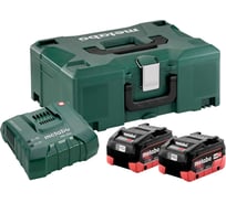 Набор Basic-Set (2 аккумулятора LiHD 8.0 Ач/18В+зарядное устройство ASC Ultra+Metaloc) Metabo 685131000