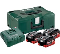 Набор Basic-Set (3 аккумулятора LiHD 8.0 Ач/18В+зарядное устройство ASC Ultra+Metaloc) Metabo 685134000