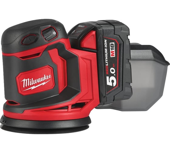 Аккумуляторная эксцентриковая шлифмашина Milwaukee M18 BOS125-502B 4933464229 1