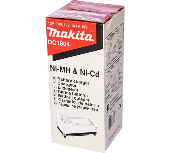 Зарядное устройство 7.2-18.4 В в блистере DC1804 Makita 194149-7