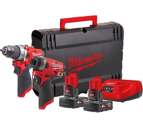 Набор инструментов Milwaukee M12 FPP2A-402X 4933459808
