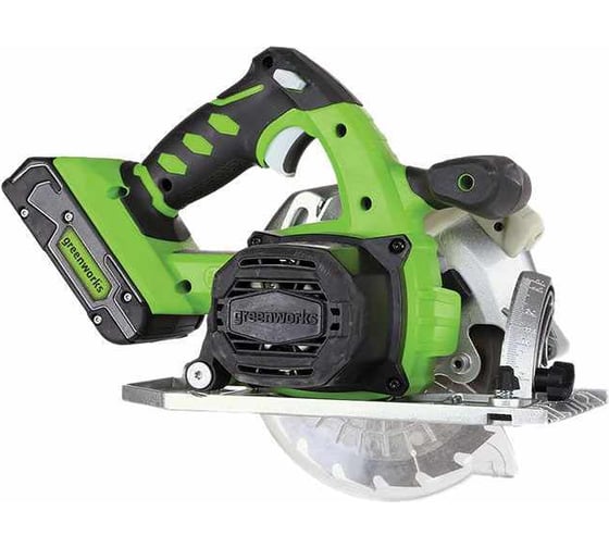 Аккумуляторная циркулярная пила Greenworks G24CS 1500507