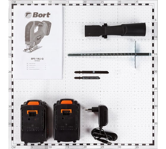 Аккумуляторный лобзик BORT BPS-18Li-Q 93720384