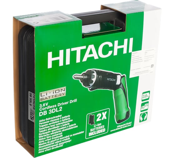 Аккумуляторная отвертка Hitachi DB3DL2