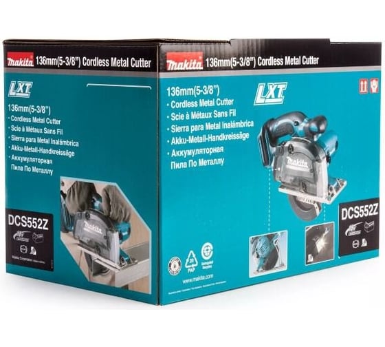 Дисковая пила по металлу Makita LXT DCS552Z