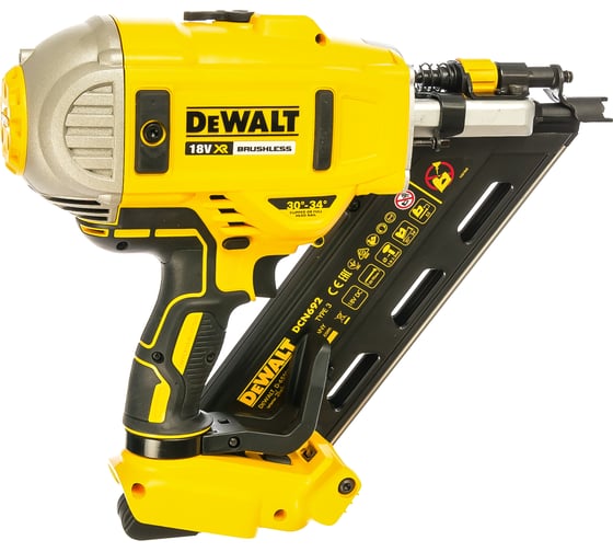 Бесщеточный гвоздезабиватель DEWALT 18.0 В XR DCN692N
