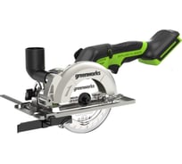 Циркулярная мини пила аккумуляторная GreenWorks Арт., 24V, бесщеточная, без АКБ и ЗУ 1501207