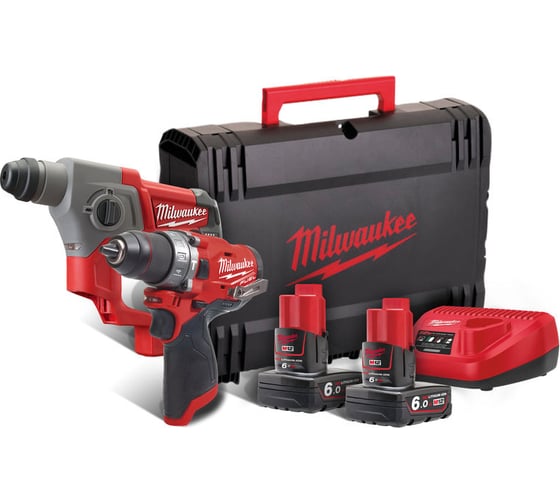 Набор инструментов Milwaukee M12 FPP2B-602X 4933459813 1