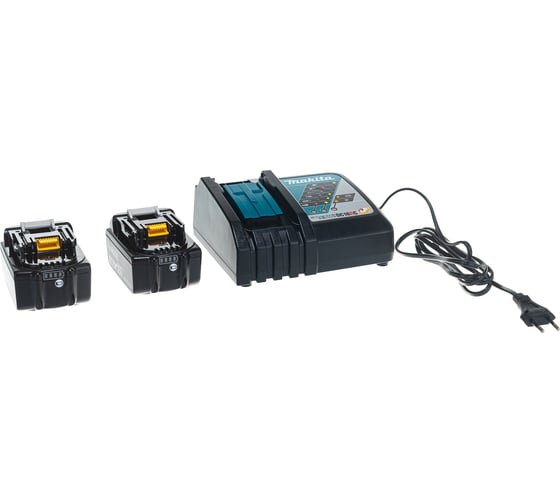 Набор аккумуляторов BL1840B 18В, 4.0 Ач + зарядное устройство DC18RC + кейс MakPac Makita 198310-8