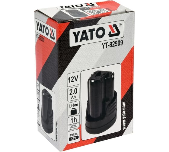 Аккумулятор 12 В, 2 А*ч, 60 мин YATO YT-82909