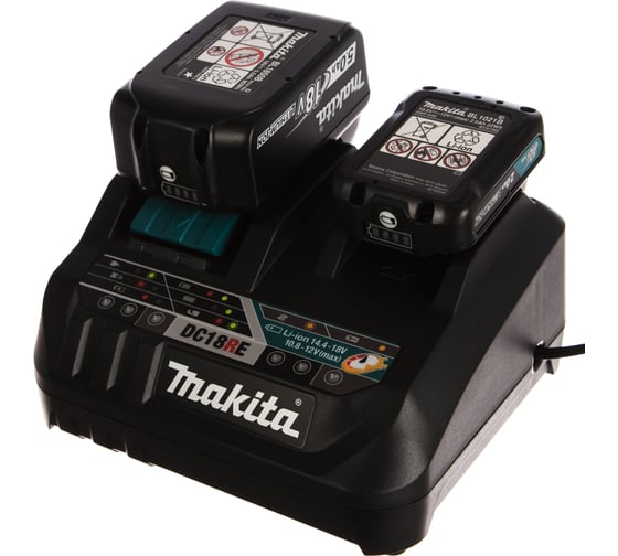 Набор PSK MKP2NX1 (BL1850Bx1 шт., BL1021Bx1 шт., DC18RE, кейс MAKPAC II) Makita 199024-2