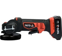 Аккумуляторная углошлифовальная машина YATO 18В+1 аккум. YT-82826