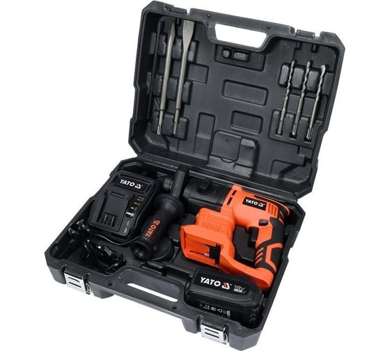 Аккумуляторный перфоратор YATO SDS-plus 18 В, 3,0Ач YT-82770