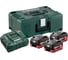 Набор Basic-Set: 3 аккумулятора 5.5 Aч, 18 В, LiHD, зарядное устройство ASC30-36 Metaloc Metabo 685069000 1