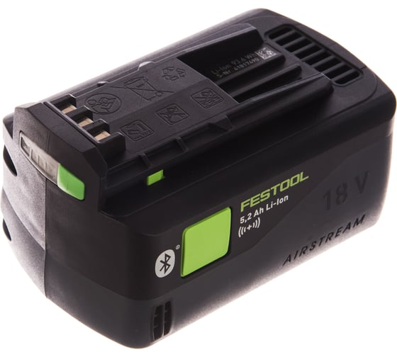 Батарея аккумуляторная BP 18 Li 5,2 ASI (18В, 5.2 Ач, Li-Ion) FESTOOL 202479 1