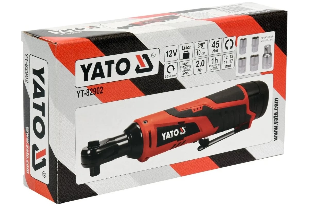 Аккумуляторная трещетка YATO 12 В YT-82902 - выгодная цена, отзывы ...