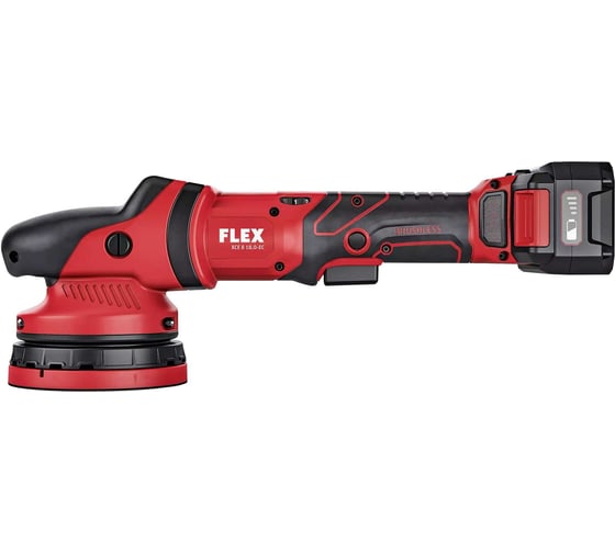 Аккумуляторная эксцентриковая полировальная машина FLEX XCE 8 125 18.0-EC/5.0 Set 438413