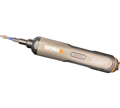 Аккумуляторная отвертка WORX 4В, 5Нм, 1,5Ач, набор оснастки WX240