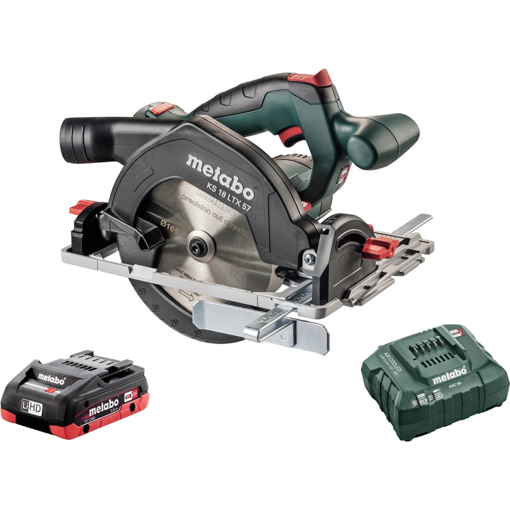 Аккумуляторная дисковая пила Metabo KS 18 LTX 57 T0348 - выгодная цена ...