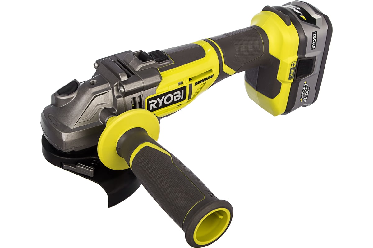 Бесщеточная углошлифмашина Ryobi ONE+ R18AG7-140S 5133004231