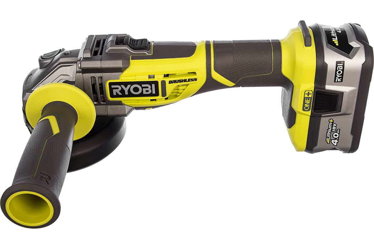 Бесщеточная углошлифмашина Ryobi ONE+ R18AG7-140S 5133004231