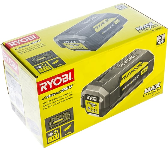 Аккумулятор BPL3640D2 36 В, 4 Ач, Li-Ion Ryobi 5133004457