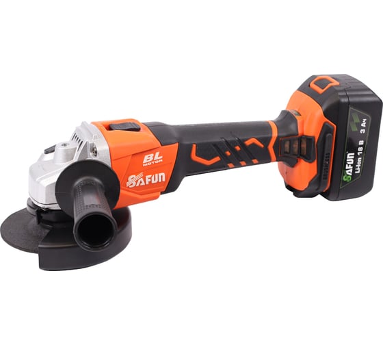 Аккумуляторная угловая шлифмашина SAFUN CAG-18-115 0030401