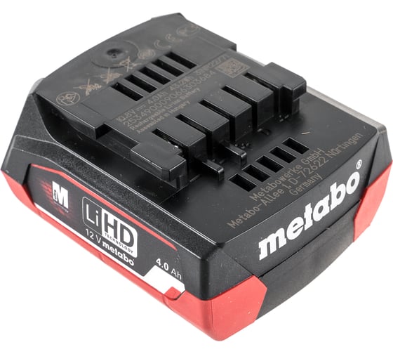 Аккумулятор 12,0 В, 4,0 Aч, LiHD Metabo 625349000