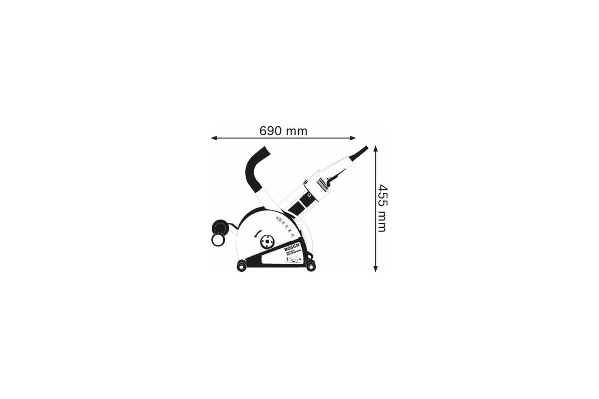 Бороздодел Bosch GNF 65a