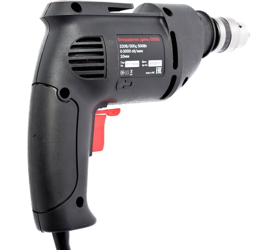 Безударная дрель REDVERG Basic D500 6622810
