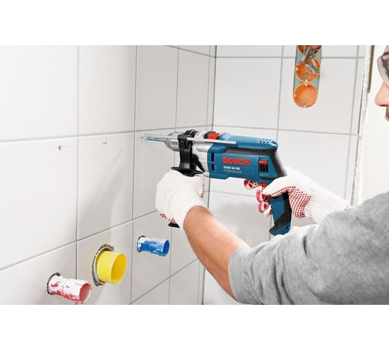 Ударная дрель Bosch GSB 16 RE + набор оснастки 0615990L2N