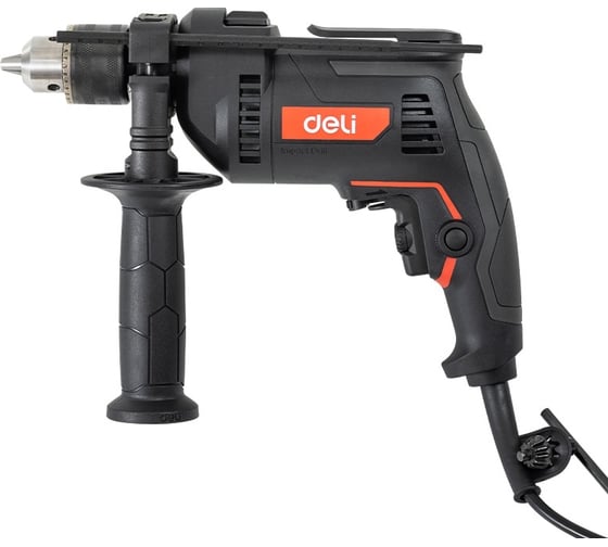 Профессиональная ударная дрель DELI DE-CZ13-1E 142606 1