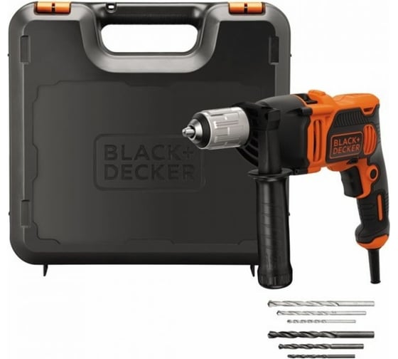 Электронная ударная дрель Black&Decker Omega BEH850K-QS 1