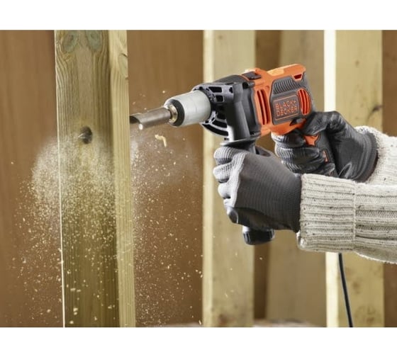 Электронная ударная дрель Black&Decker Omega BEH850K-QS