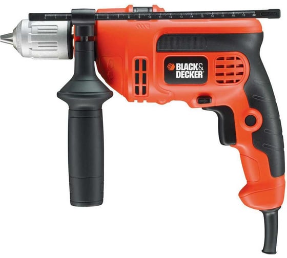 Ударная дрель Black+DECKER KR 554 CRESK
