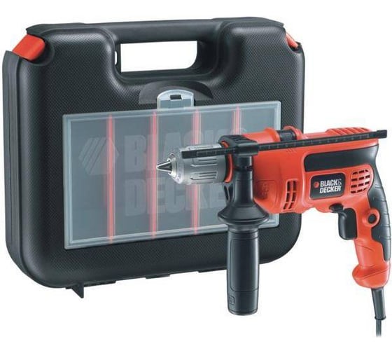 Ударная дрель Black+DECKER KR 554 CRESK