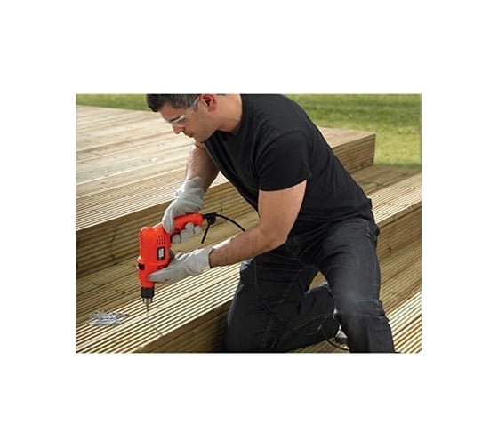 Ударная дрель Black+DECKER KR 504 RE