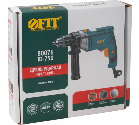 Ударная дрель FIT 80076