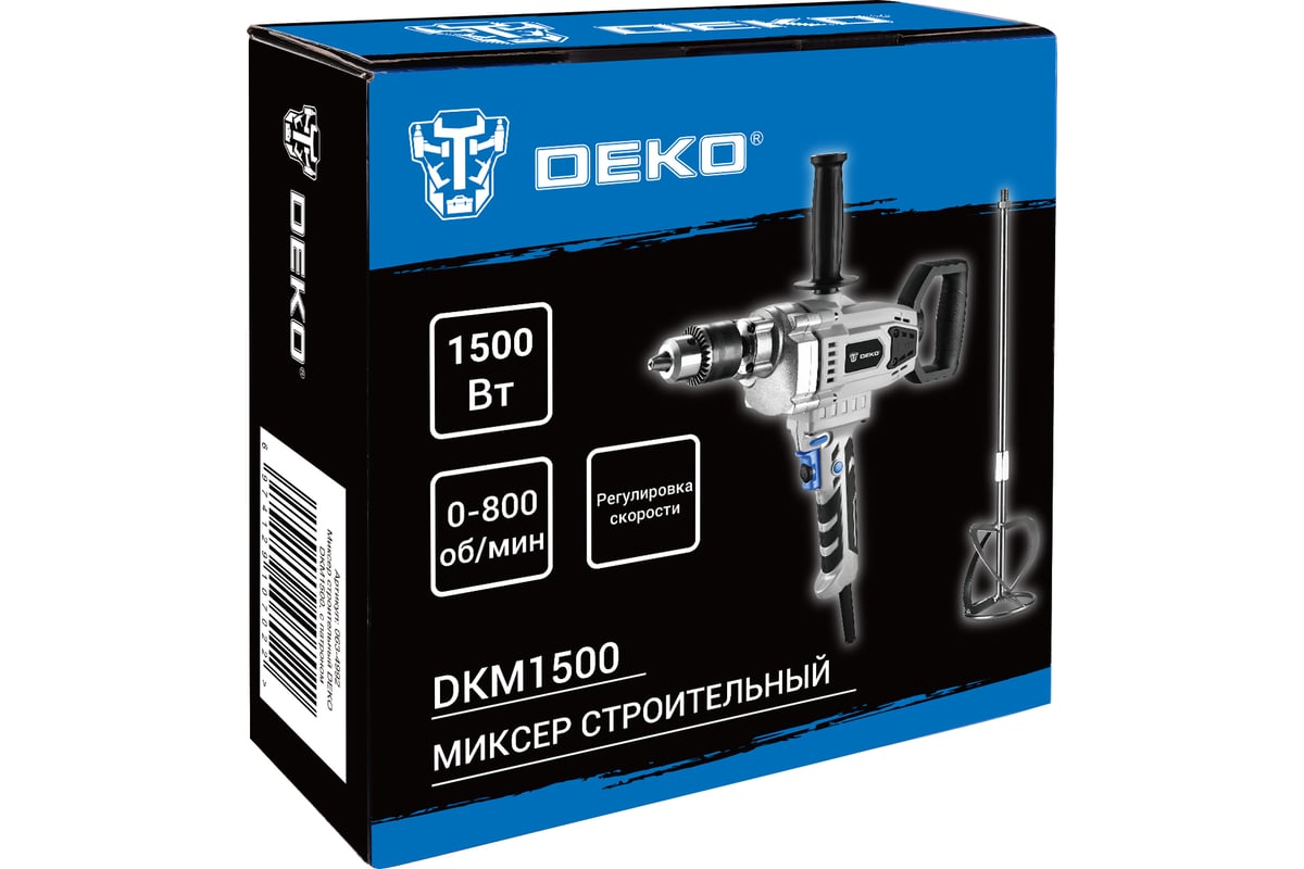 Миксер строительный DEKO с патроном DKM1500 063-4992 - выгодная цена ...