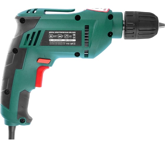 Дрель Hammer Flex 500 Вт, 10 мм, БЗП, 0-3200 об/мин, реверс DRL500C