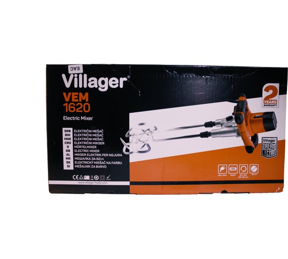 Миксер строительный электрический Villager VEM 1620 055695