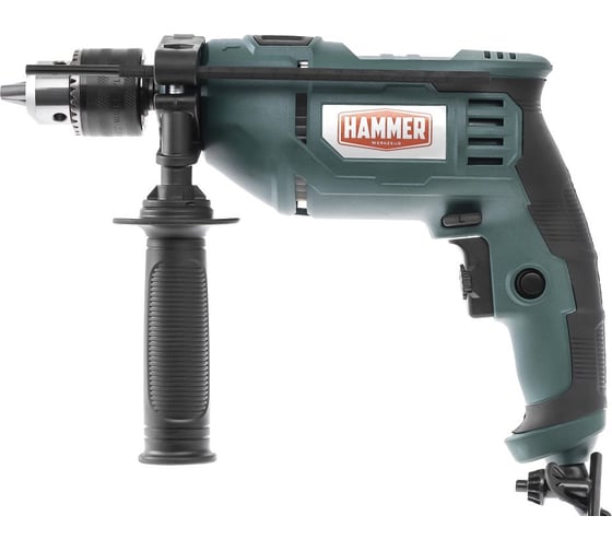 Дрель ударная Hammer UDD710A 710Вт 13мм 0-3000об/мин реверс 828332