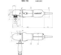Угловая дрель Metabo WBE 700 600512000